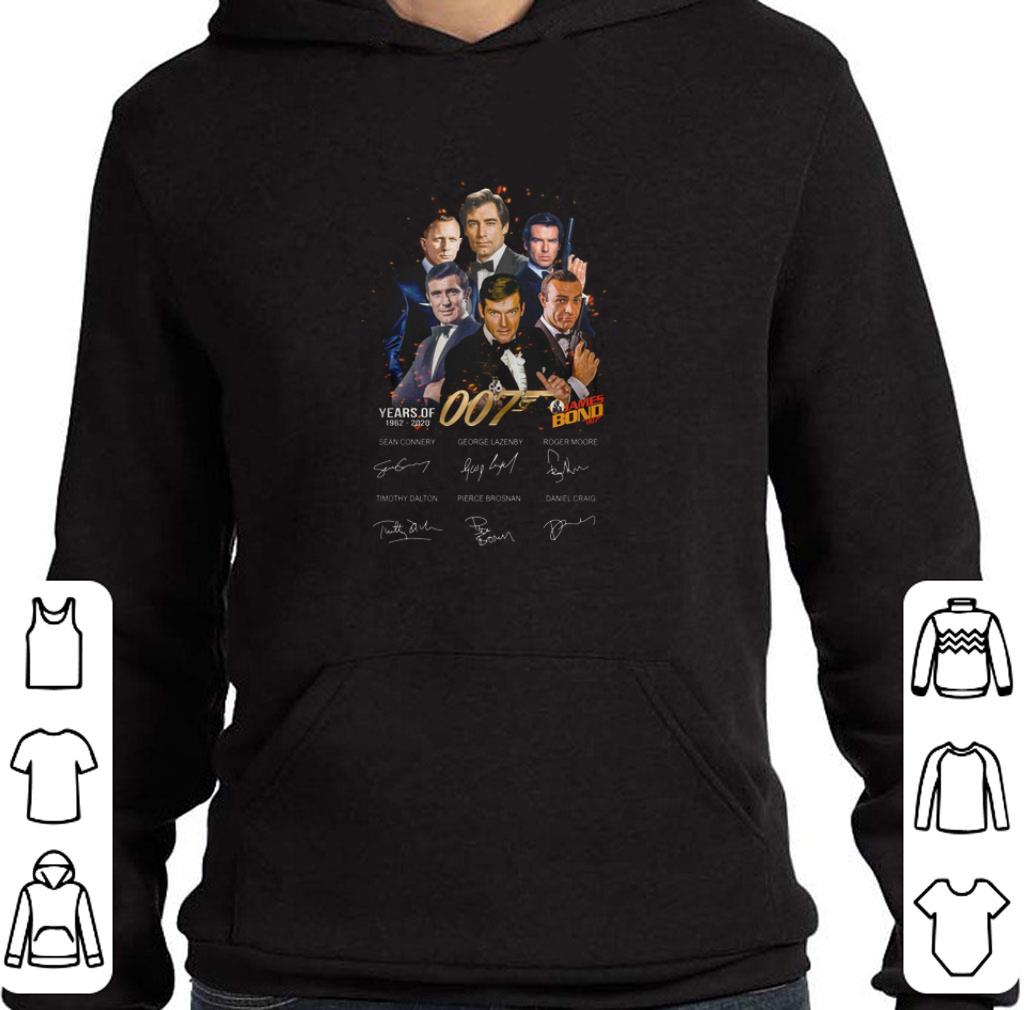 Official Years of James Bond 007 1962-2020 signatures shirt 2 Official Years of James Bond 007 1962-2020 signatures shirt