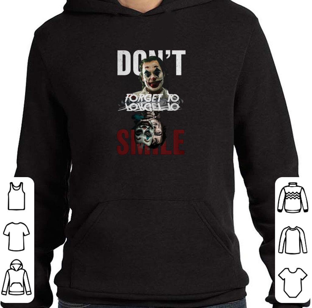 Original Joker don't forget to smile water mirror Joaquin Phoenix shirt 2 Original Joker don't forget to smile water mirror Joaquin Phoenix shirt