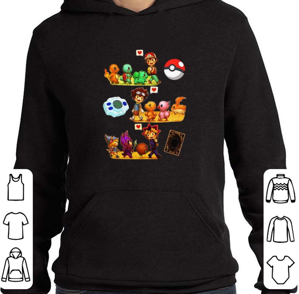 Pretty Satoshi Pokemon Digimon Yugioh Childhood shirt 2 Pretty Satoshi Pokemon Digimon Yugioh Childhood shirt