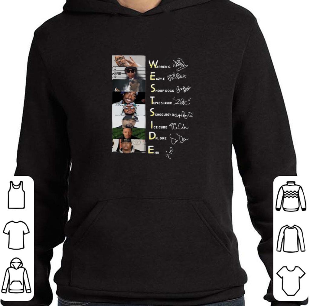Pretty Westside Warren G Eazy-E Snoop Dogg Tupac Schoolboy Q signatures shirt 2 Pretty Westside Warren G Eazy-E Snoop Dogg Tupac Schoolboy Q signatures shirt
