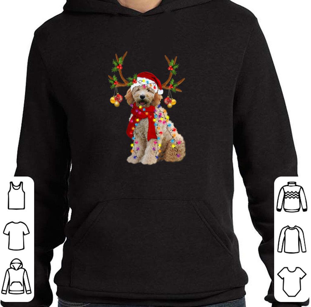 Nice Goldendoodle gorgeous reindeer Christmas shirt 2 Nice Goldendoodle gorgeous reindeer Christmas shirt