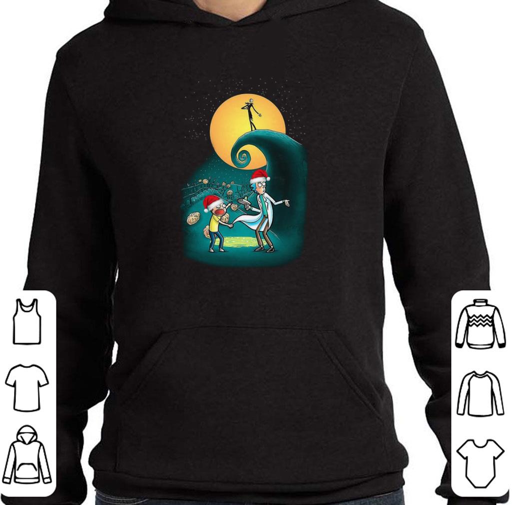 Original Rick and Morty Nightmare Before Christmas shirt 2 Original Rick and Morty Nightmare Before Christmas shirt