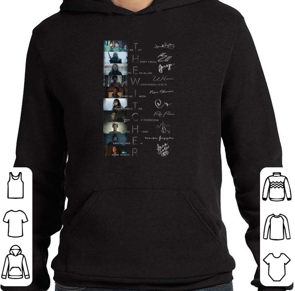 Funny The Witcher signed Joey Batey Henry Cavill Freya Allan Wilson shirt 2 Funny The Witcher signed Joey Batey Henry Cavill Freya Allan Wilson shirt