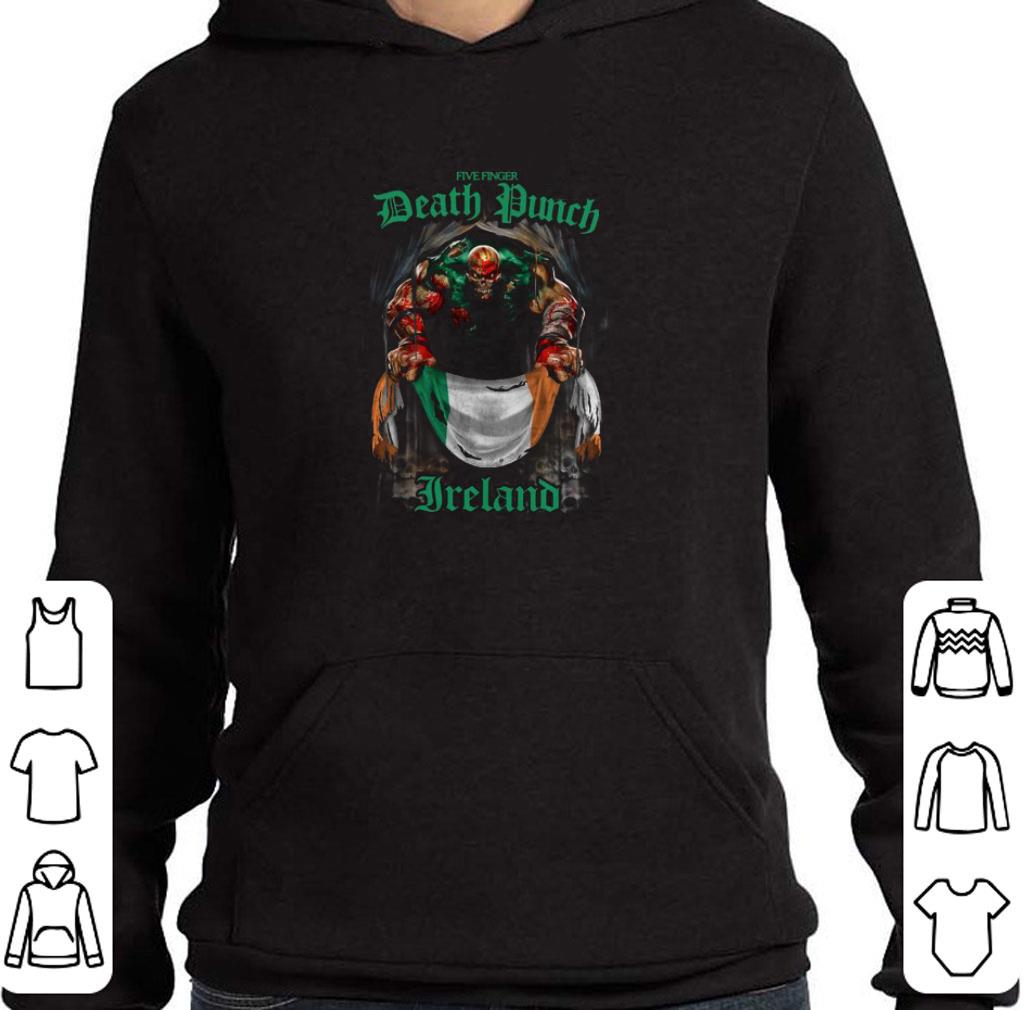 Five Finger Death Punch Logo mashup Ireland flag shirt 2 Five Finger Death Punch Logo mashup Ireland flag shirt