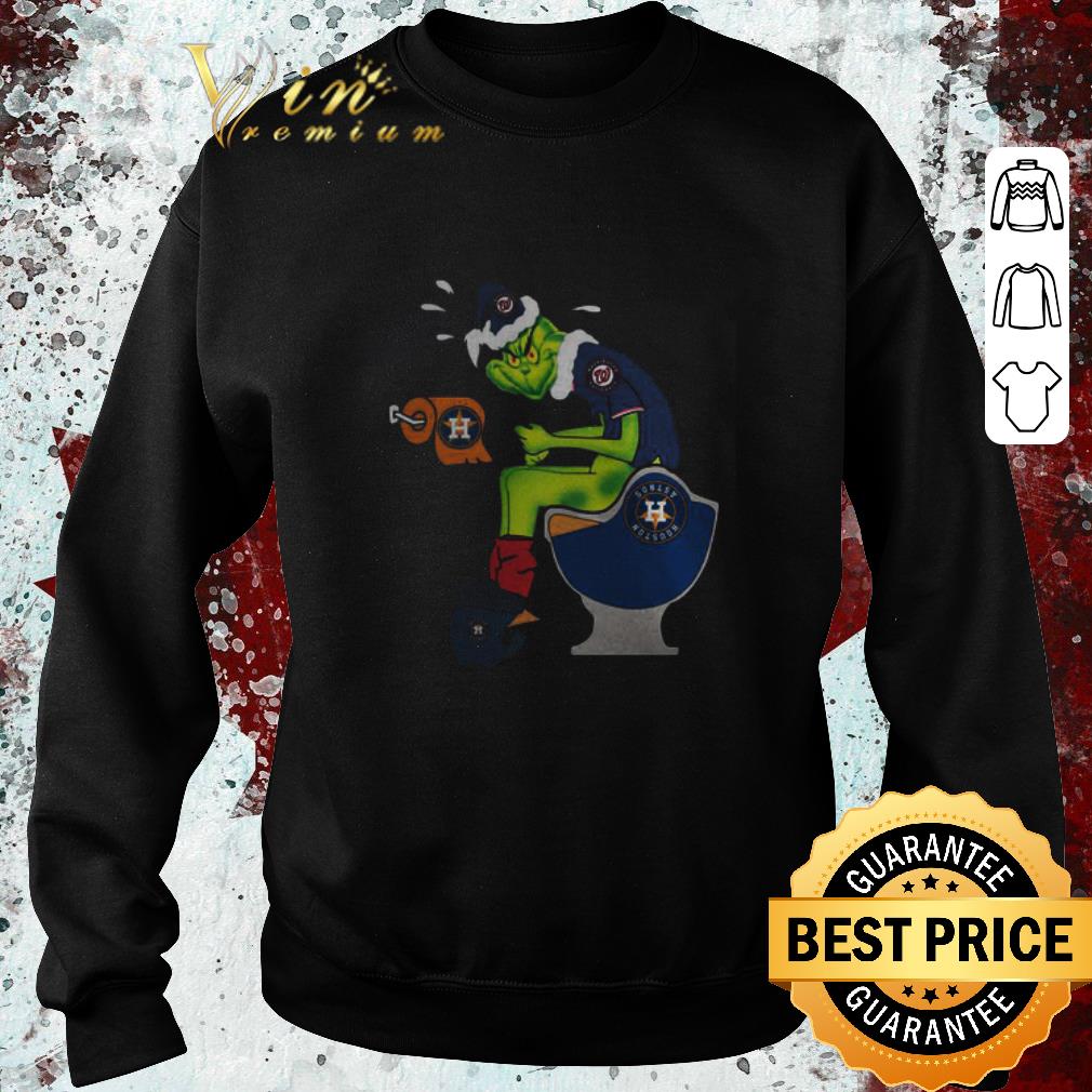 Nice Grinch Washington Nationals vs Houston Astros Toilet Paper shirt 2 Nice Grinch Washington Nationals vs Houston Astros Toilet Paper shirt