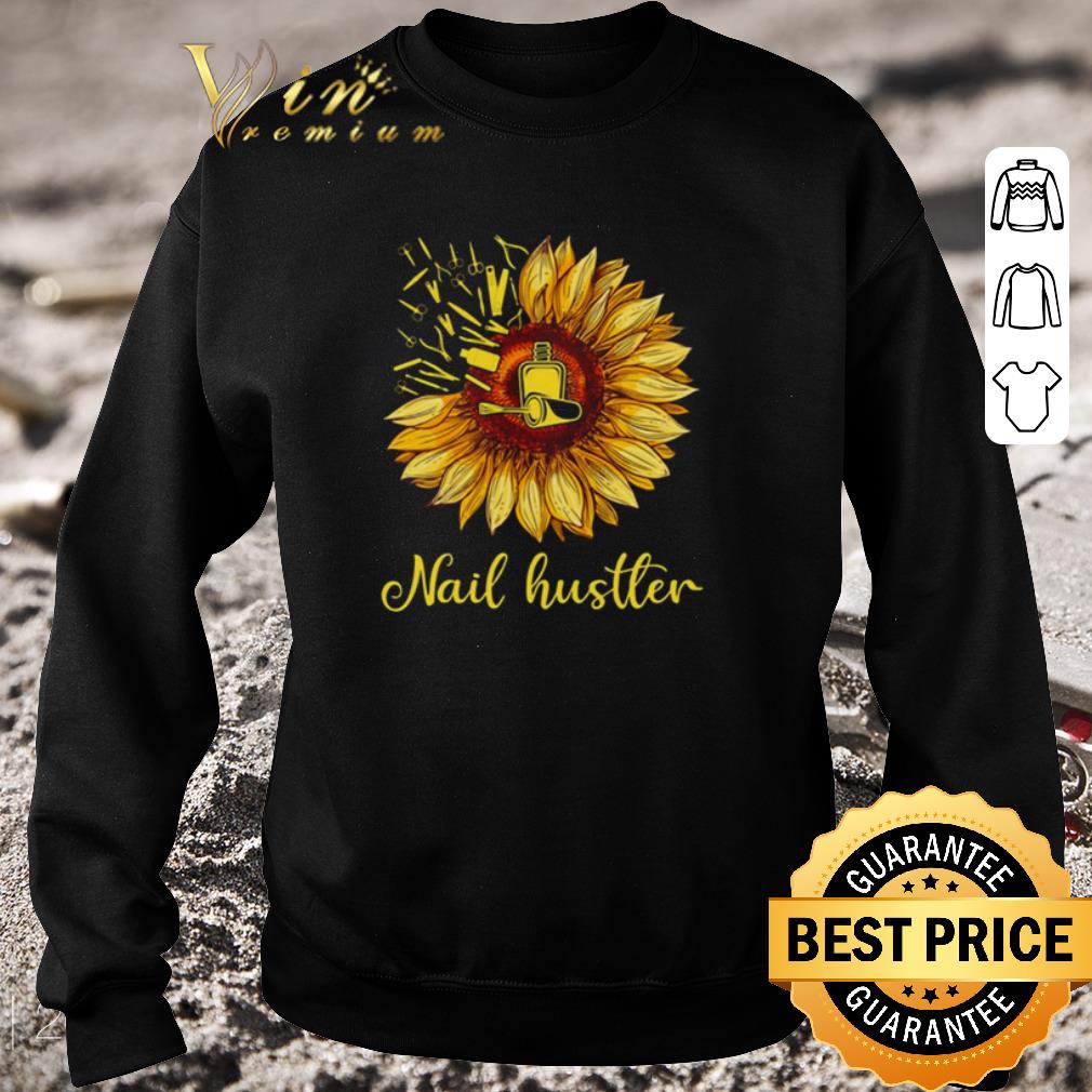 Official Nail hustler version sunflower shirt 2 Official Nail hustler version sunflower shirt
