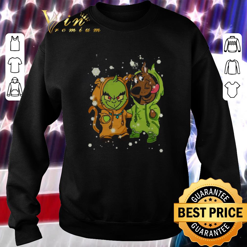 Original Baby Grinch and Scooby Doo switch outfit snow shirt 2 Original Baby Grinch and Scooby Doo switch outfit snow shirt