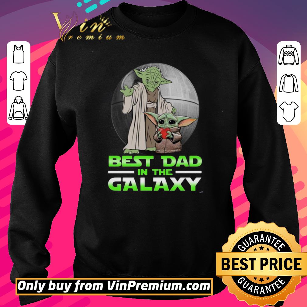 Original Master Yoda And Baby Yoda Best Dad In The Galaxy shirt 2 Original Master Yoda And Baby Yoda Best Dad In The Galaxy shirt