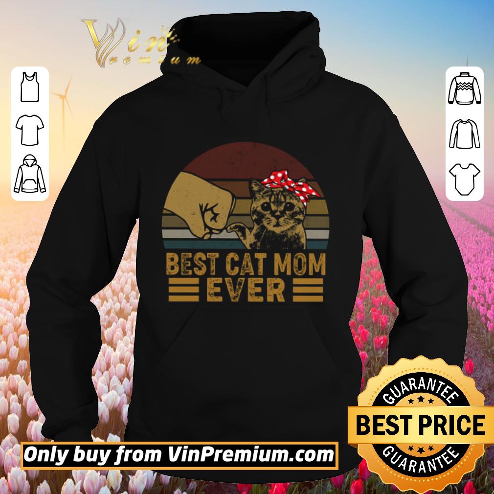 Nice Best Cat Mom Ever Vintage Father's Day shirt 2 Nice Best Cat Mom Ever Vintage Father's Day shirt