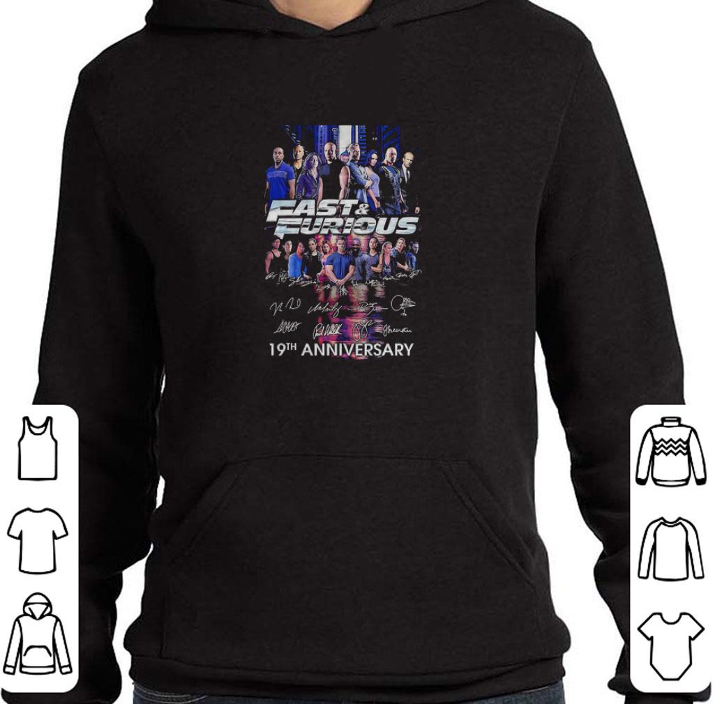 Hot Fast and Furious 19th anniversary all character signatures shirt 2 Hot Fast and Furious 19th anniversary all character signatures shirt