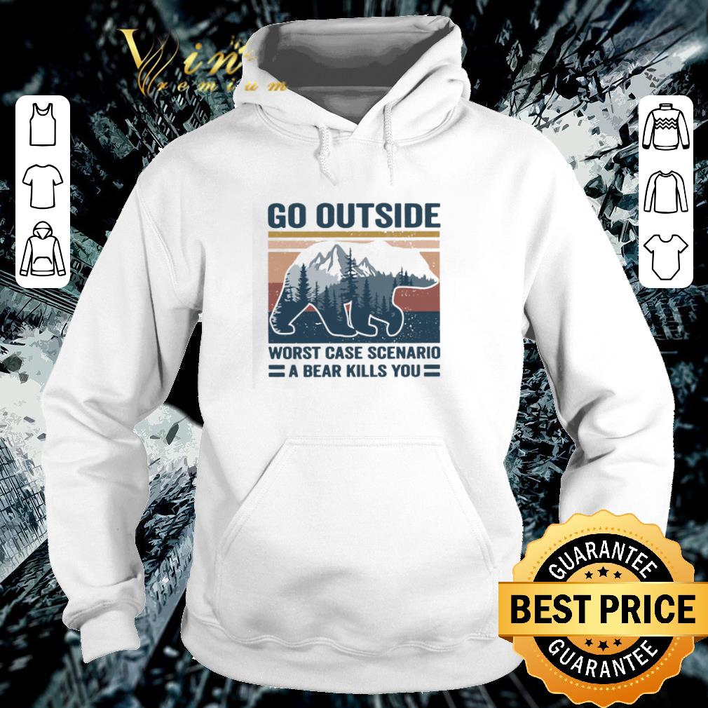 Original Camping bear go outside worst case scenario a bear kills you vintage shirt 2 Original Camping bear go outside worst case scenario a bear kills you vintage shirt