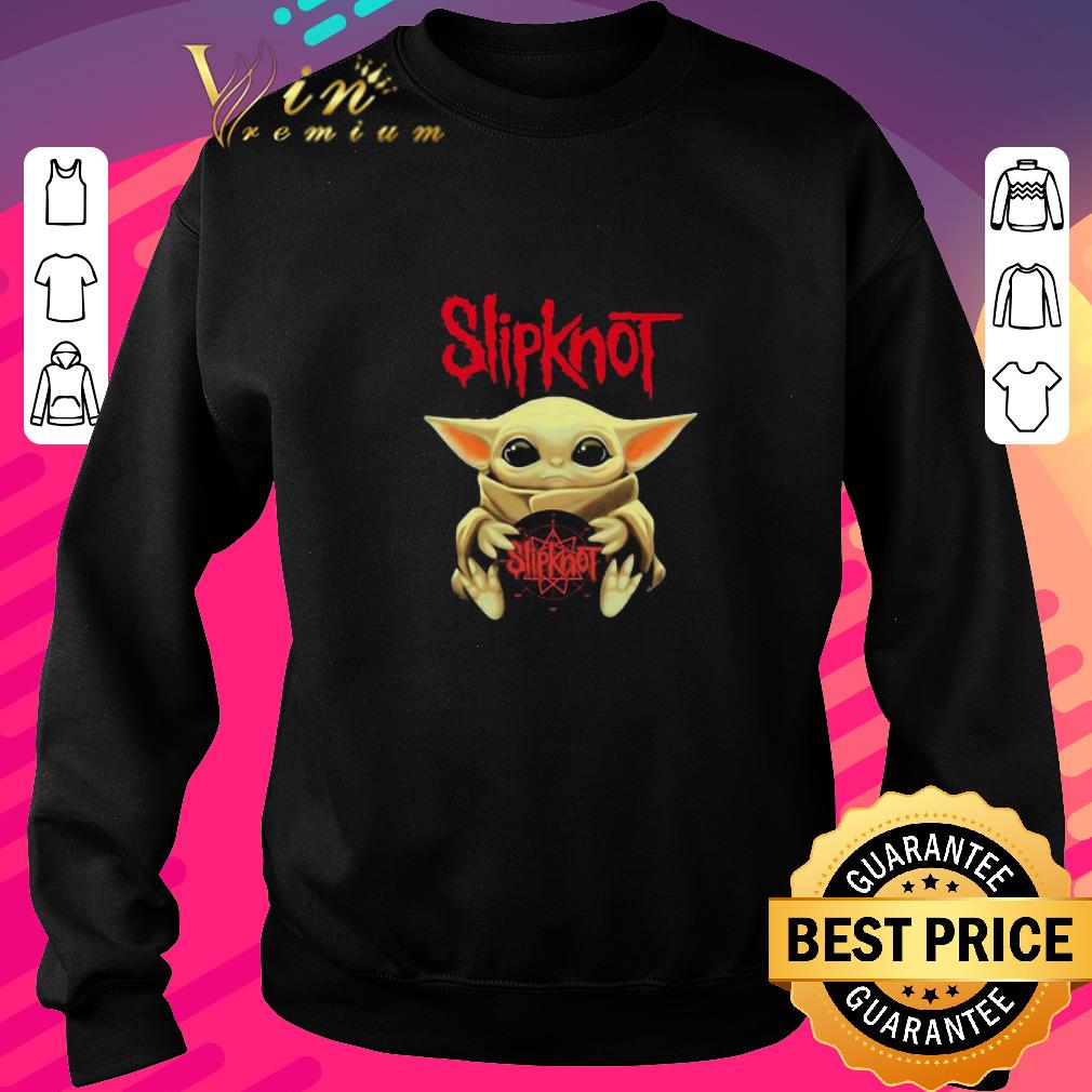 Original Baby Yoda Hug Slipknot Album Star Wars shirt 2 Original Baby Yoda Hug Slipknot Album Star Wars shirt