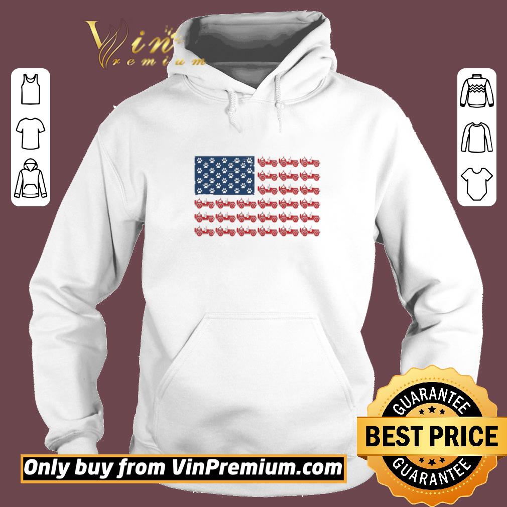 Top Jeep And Paw Dog American Flag Happy 4th Of July shirt 2 Top Jeep And Paw Dog American Flag Happy 4th Of July shirt