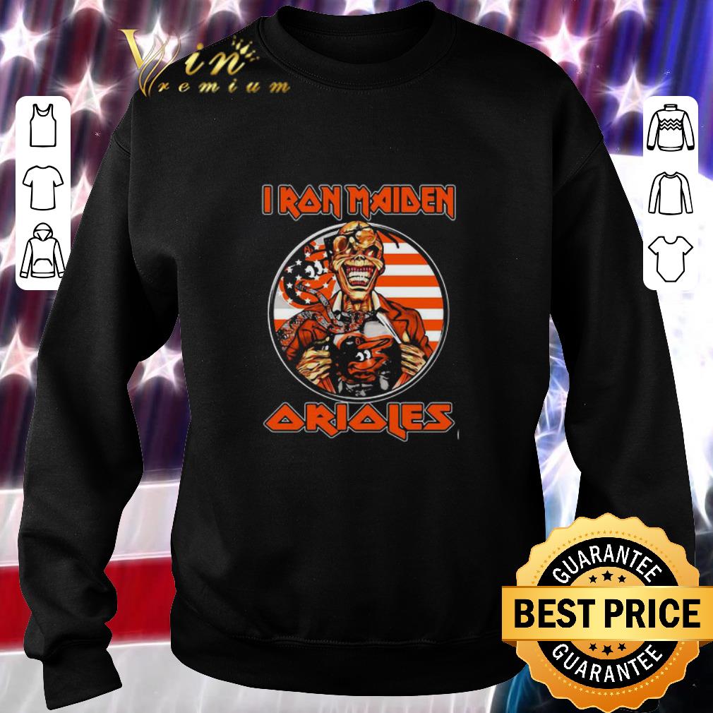 Funny Iron Maiden Baltimore Orioles American Flag 4th Of July shirt 2 Funny Iron Maiden Baltimore Orioles American Flag 4th Of July shirt