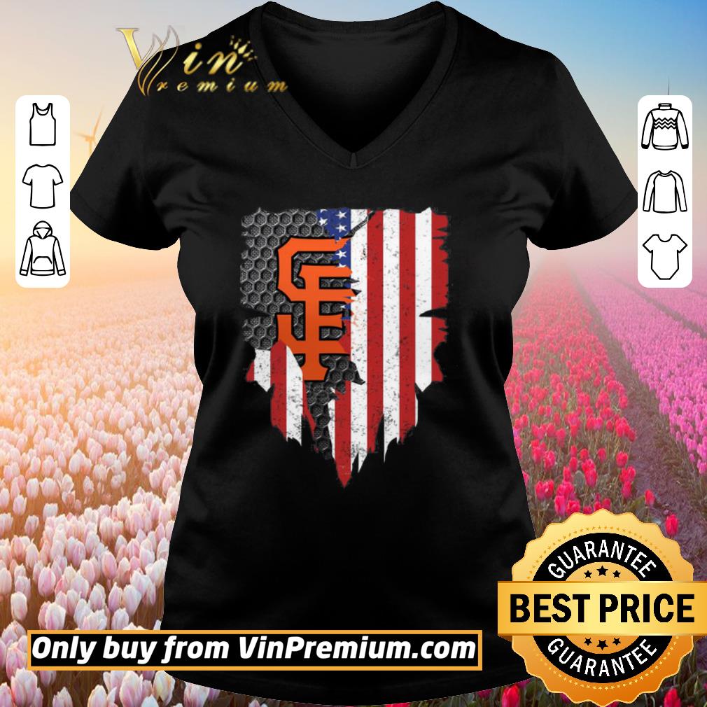 sf giants american flag shirt