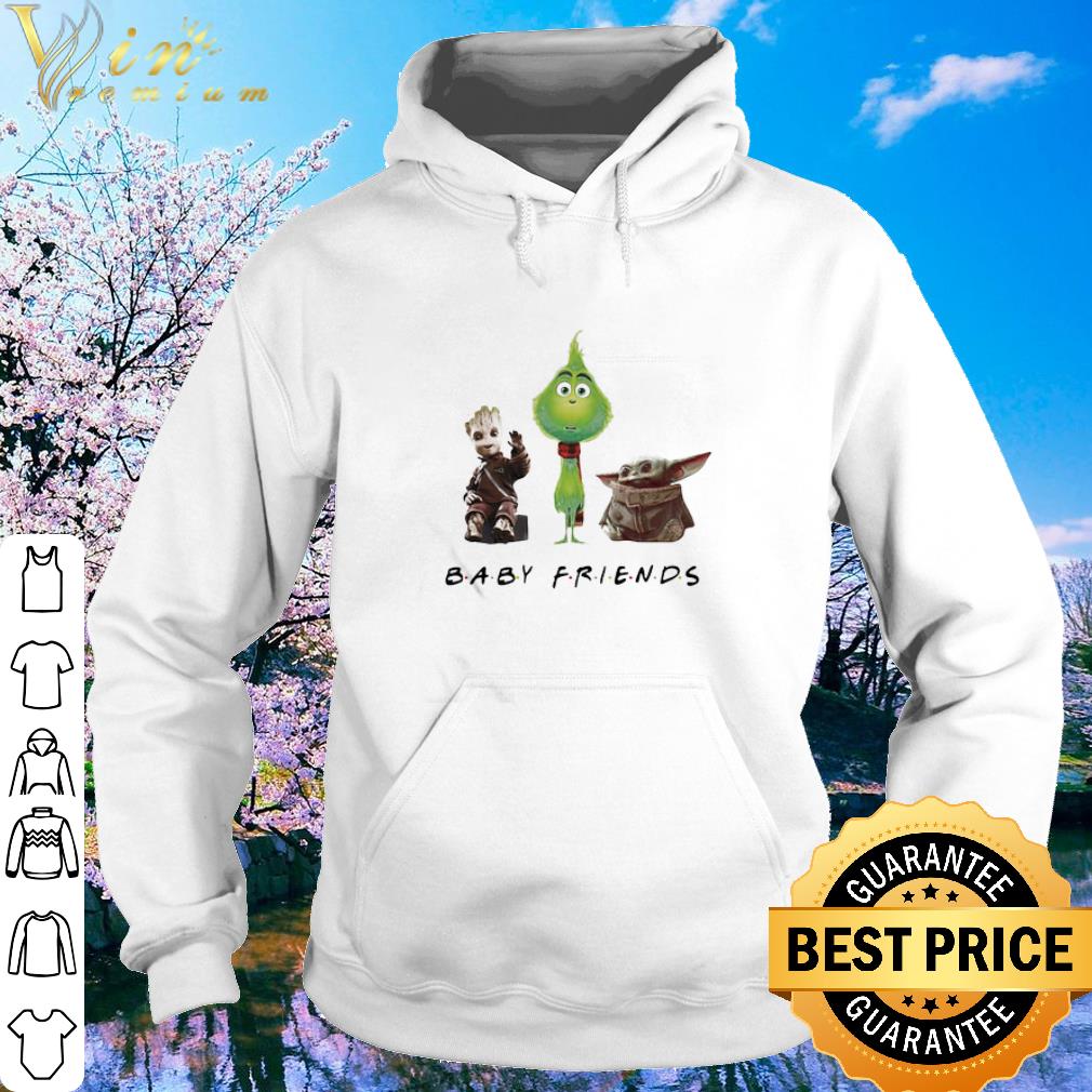 Cool Baby Friends Baby Groot Baby Grinch And Baby Yoda The Child shirt 2 Cool Baby Friends Baby Groot Baby Grinch And Baby Yoda The Child shirt