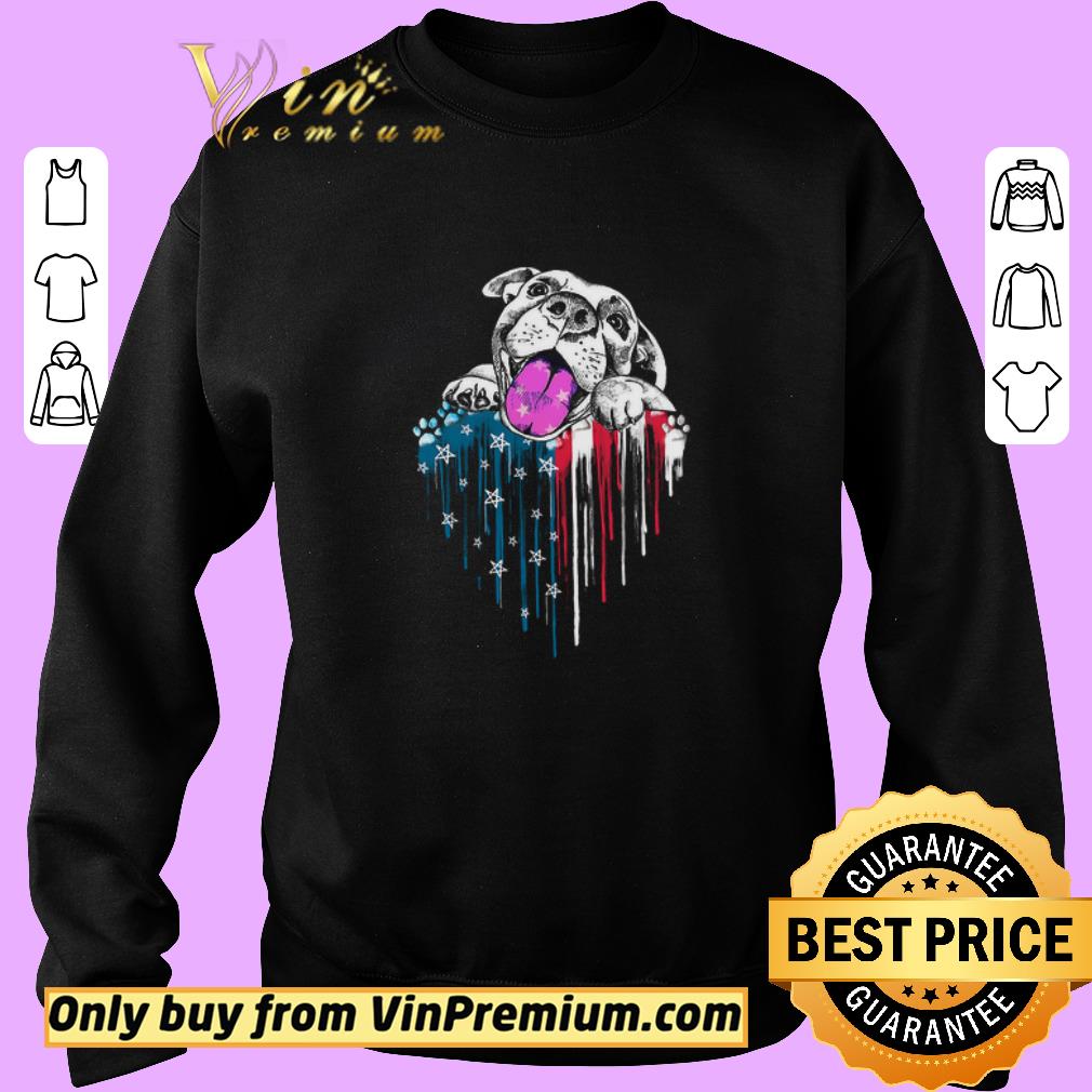 Top Pitbull Heart Watercolor American Happy 4th Of July shirt 2 Top Pitbull Heart Watercolor American Happy 4th Of July shirt