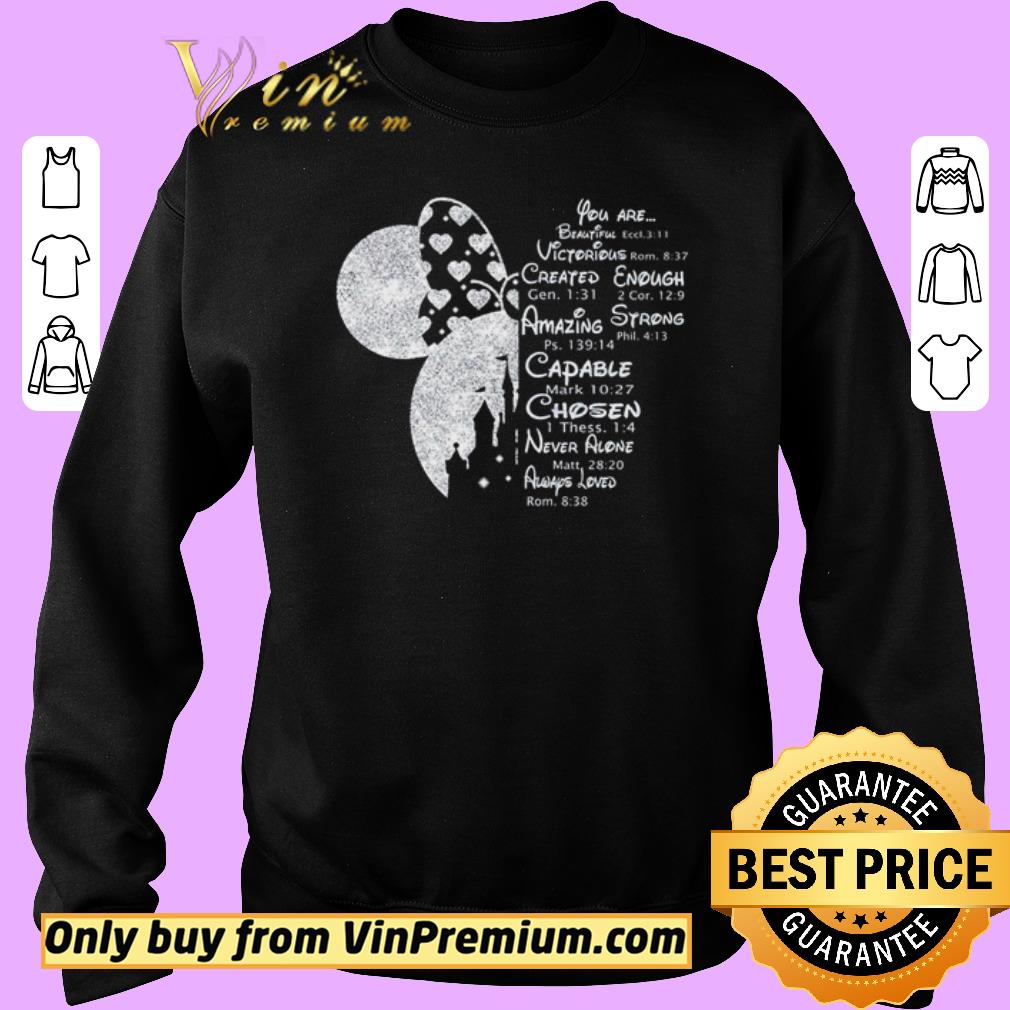 Top Mickey Disney you are beautiful victorious created enough amazing strong capable shirt 2 Top Mickey Disney you are beautiful victorious created enough amazing strong capable shirt