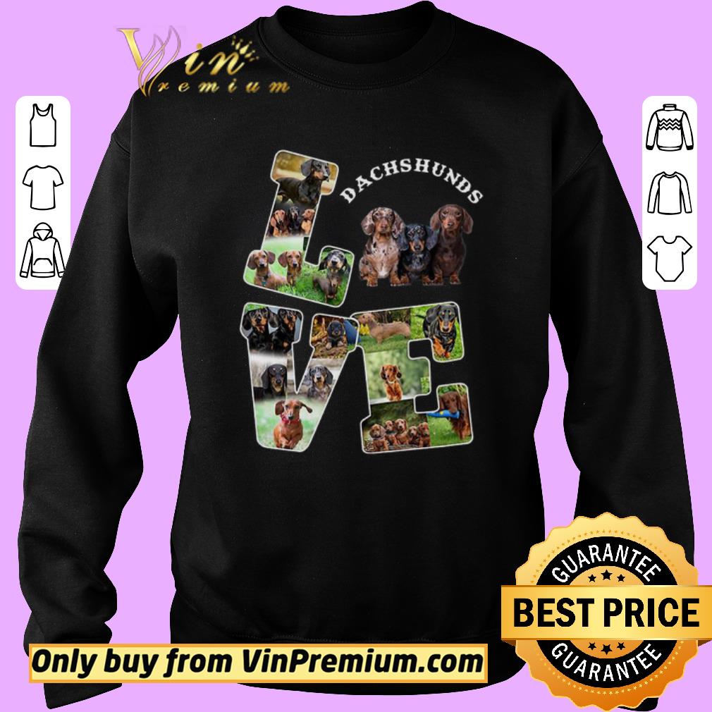 Premium Love Dachshunds dog shirt 2 Premium Love Dachshunds dog shirt