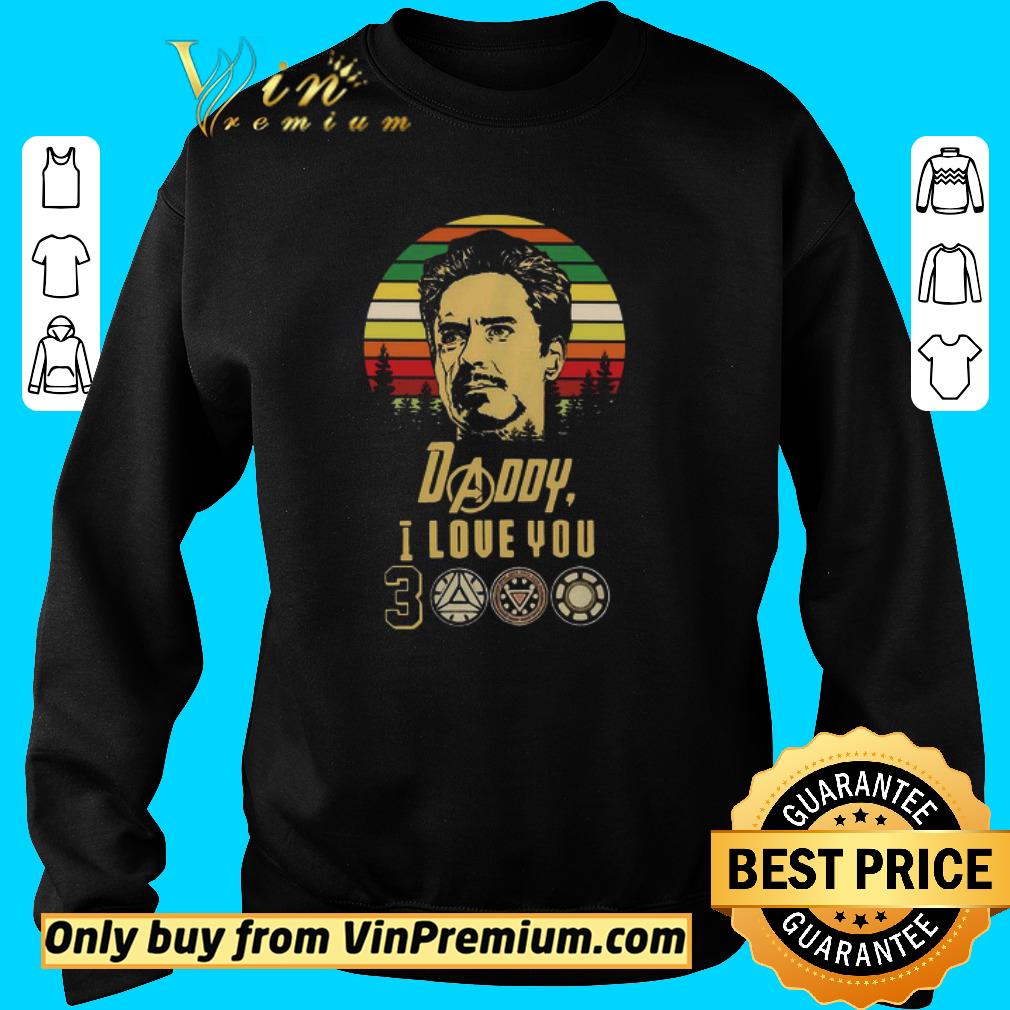 Premium Tony Stark Daddy I Love You 300 Vintage shirt 2 Premium Tony Stark Daddy I Love You 300 Vintage shirt