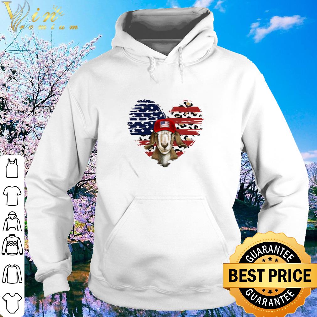 Premium Love Goat Leopard American Flag Heart shirt 2 Premium Love Goat Leopard American Flag Heart shirt