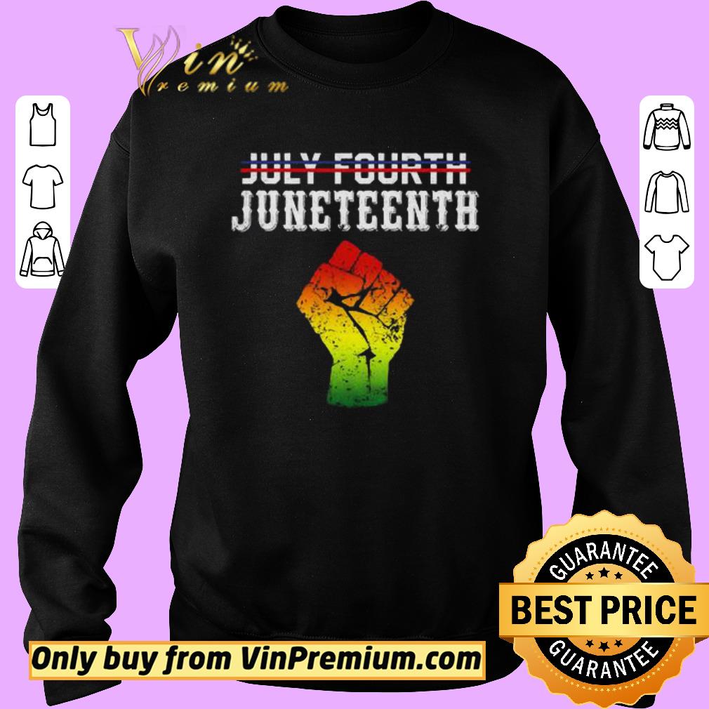 Nice Not July Fourth Juneteenth Since 1865 shirt 2 Nice Not July Fourth Juneteenth Since 1865 shirt