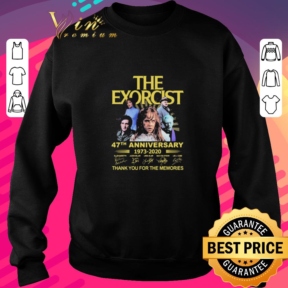 Premium The Exorcist 47th Anniversary 1973-2020 Signatures shirt 2 Premium The Exorcist 47th Anniversary 1973-2020 Signatures shirt