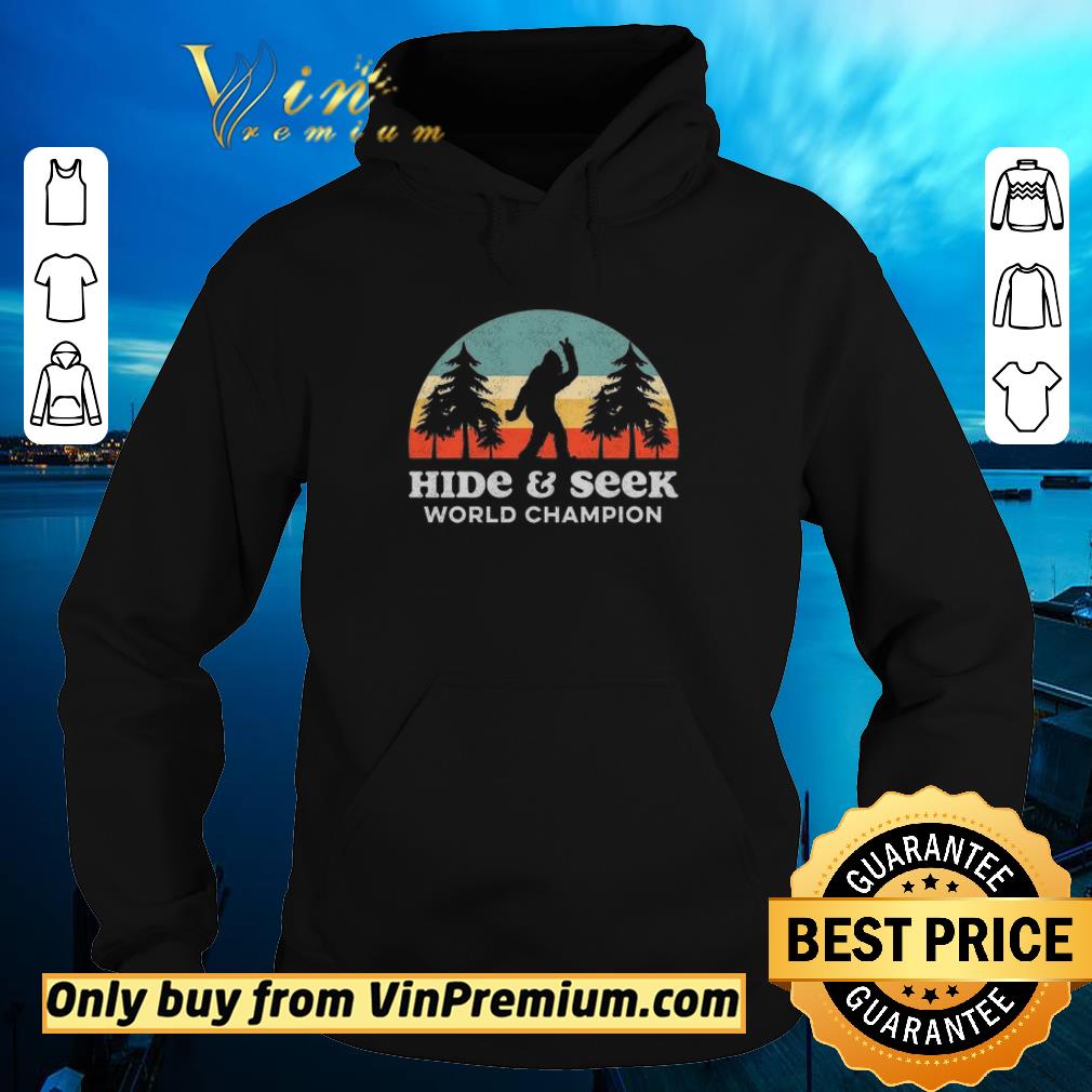 Nice Retro Bigfoot Hide & Seek World Champion Vintage shirt 2 Nice Retro Bigfoot Hide & Seek World Champion Vintage shirt