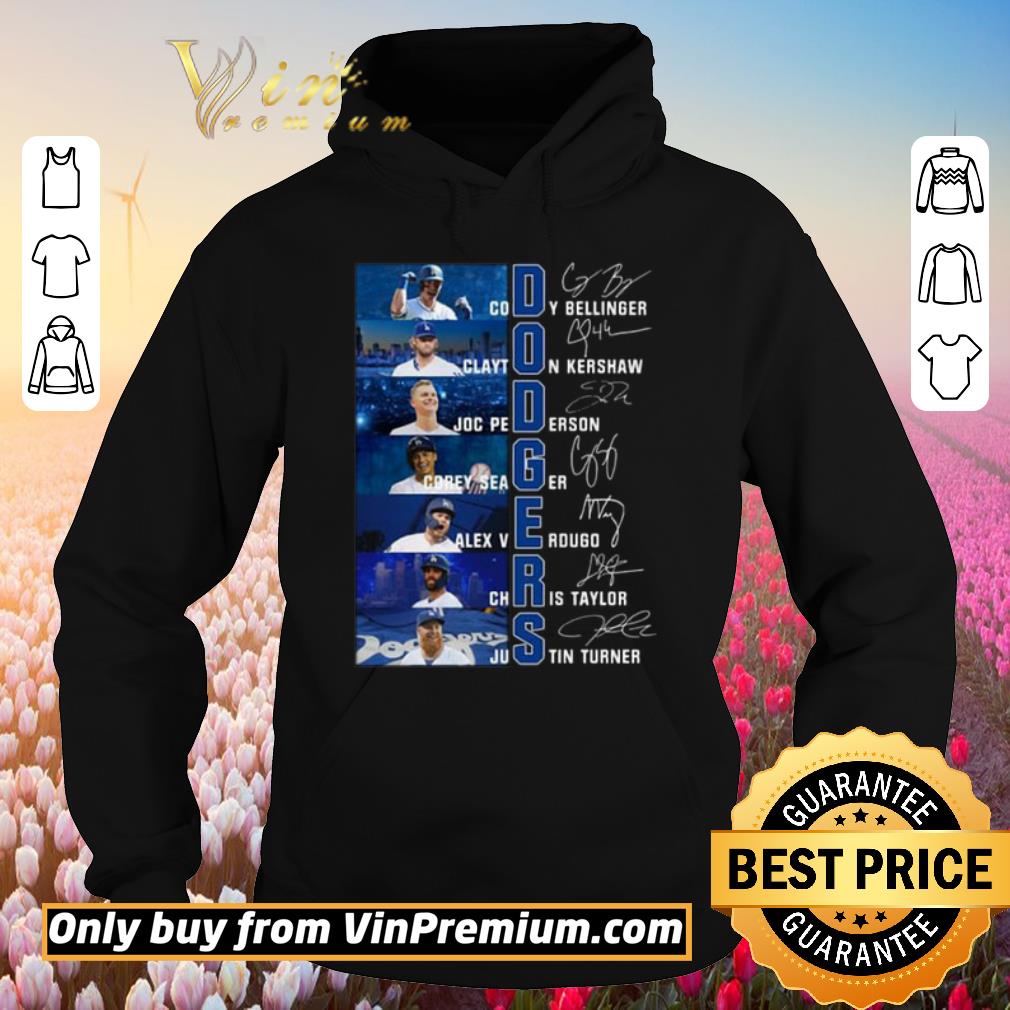 Nice Los Angeles Dodgers Members Signatures shirt 2 Nice Los Angeles Dodgers Members Signatures shirt