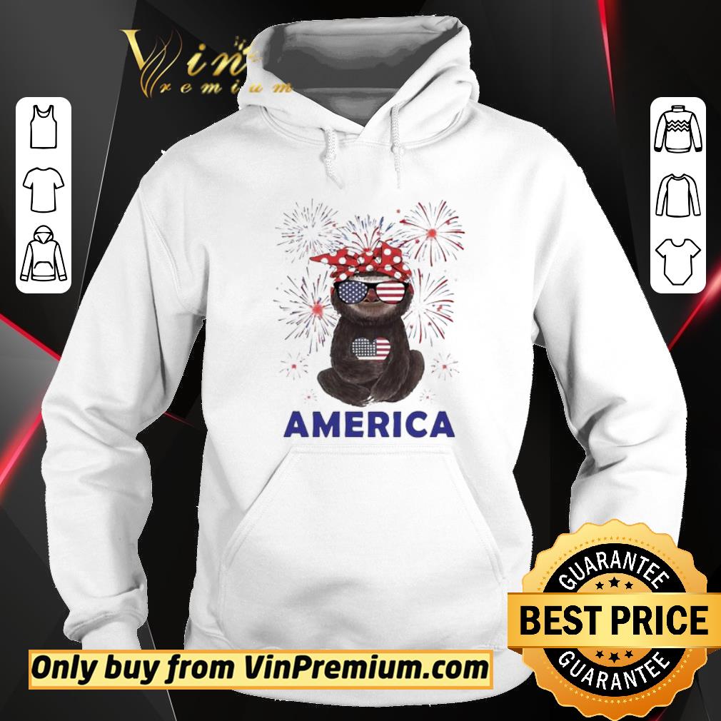 Original Sloth Independence Day America shirt 2 Original Sloth Independence Day America shirt