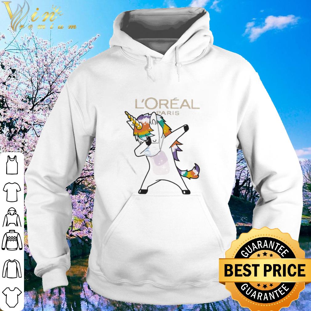 Top Dabbing Unicorn Mask L'Oréal Logo Coronavirus shirt 2 Top Dabbing Unicorn Mask L'Oréal Logo Coronavirus shirt