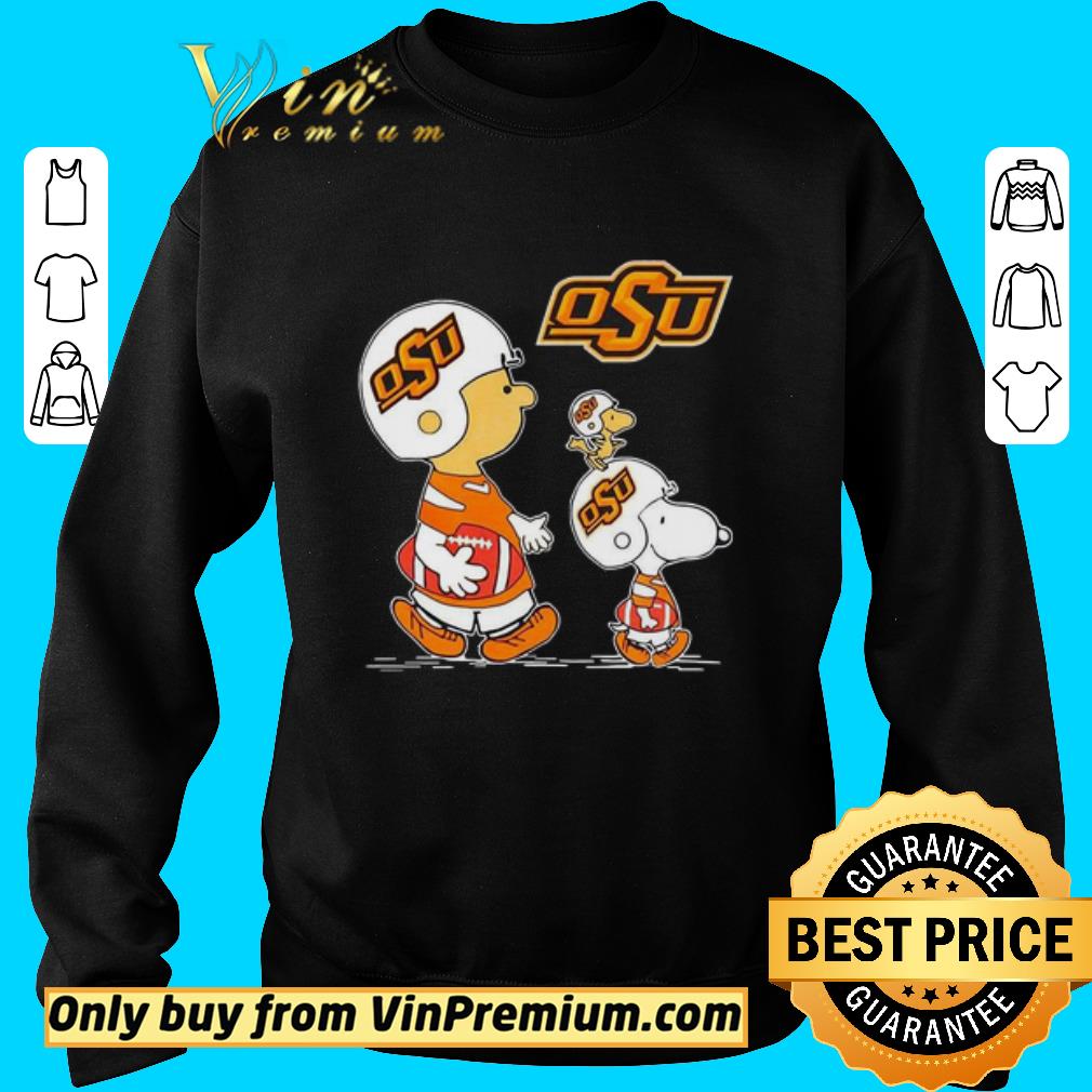 Top Charlie Brown Snoopy and Woodstock OSU shirt 2 Top Charlie Brown Snoopy and Woodstock OSU shirt