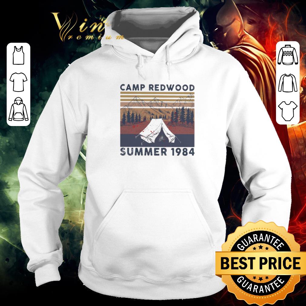 Funny Hiking Camp Redwood Summer 1984 Vintage shirt 2 Funny Hiking Camp Redwood Summer 1984 Vintage shirt