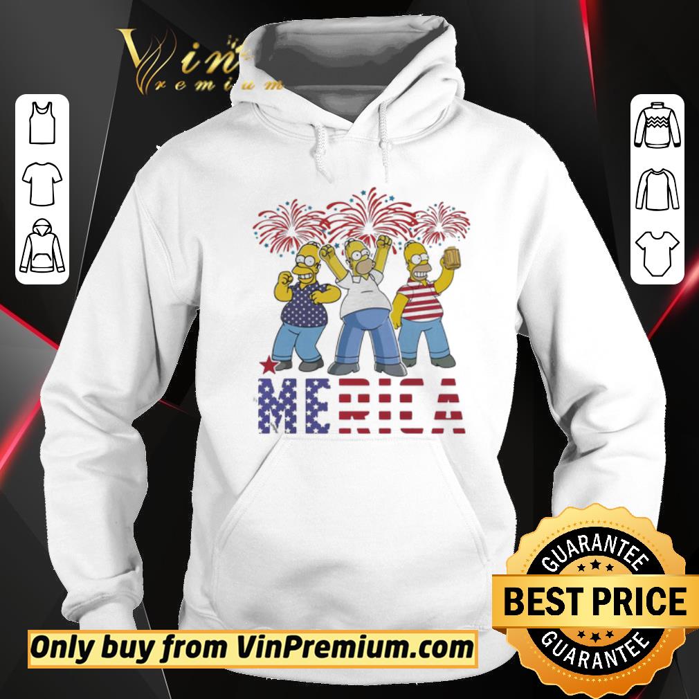 Nice The simpsons merica firework american flag independence day shirt 2 Nice The simpsons merica firework american flag independence day shirt