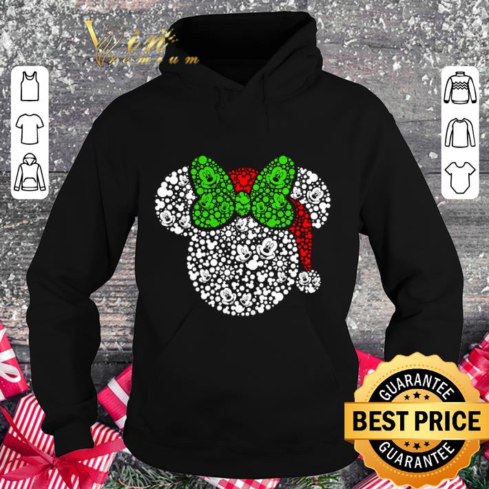 Funny Diamond Minnie mouse Santa hat Christmas shirt 2 Funny Diamond Minnie mouse Santa hat Christmas shirt