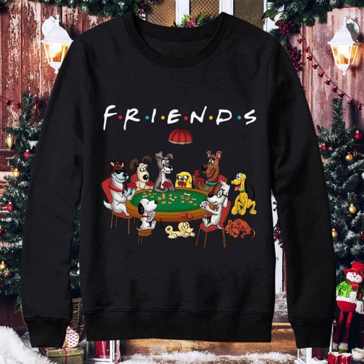 Original Friends TV Show and Dogs Snoopy Scooby Doo Pluto shirt 2 Original Friends TV Show and Dogs Snoopy Scooby Doo Pluto shirt
