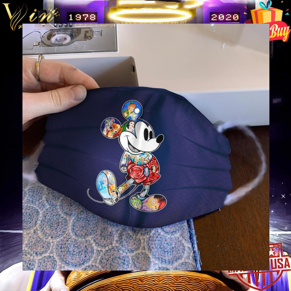 Disney characters inside Mickey mouse face mask 3 Disney characters inside Mickey mouse face mask
