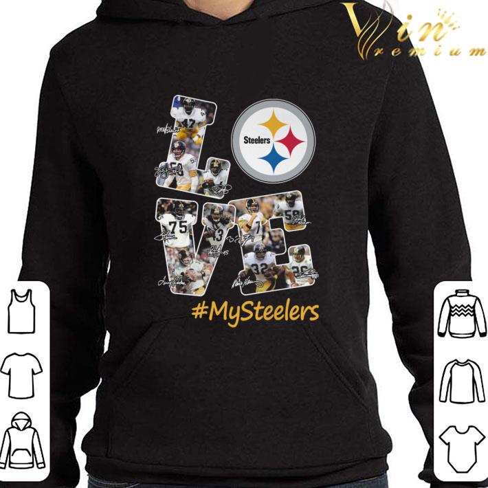 Logo Pittsburgh Steelers Love mysteelers signatures shirt 2 Logo Pittsburgh Steelers Love mysteelers signatures shirt