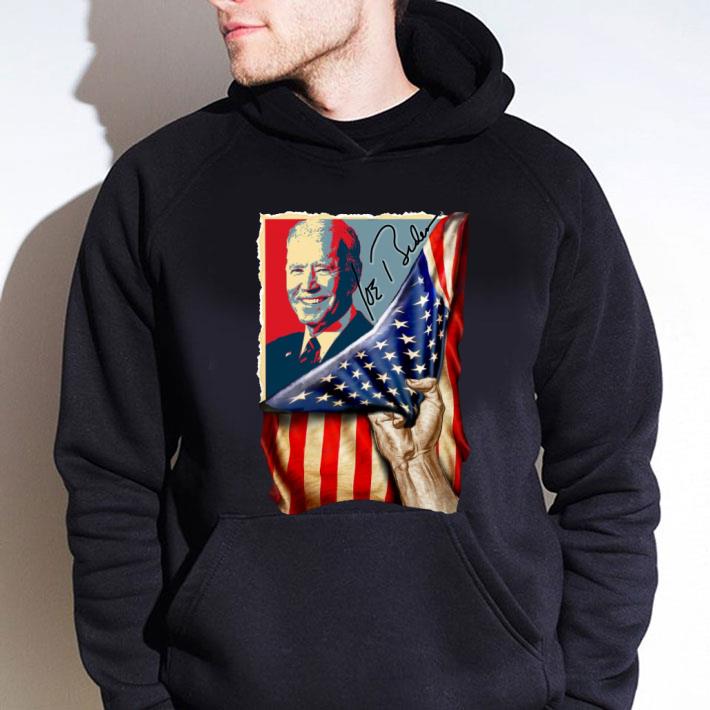 Hot Vintage Joe Biden Signature American Flag shirt 2 Hot Vintage Joe Biden Signature American Flag shirt