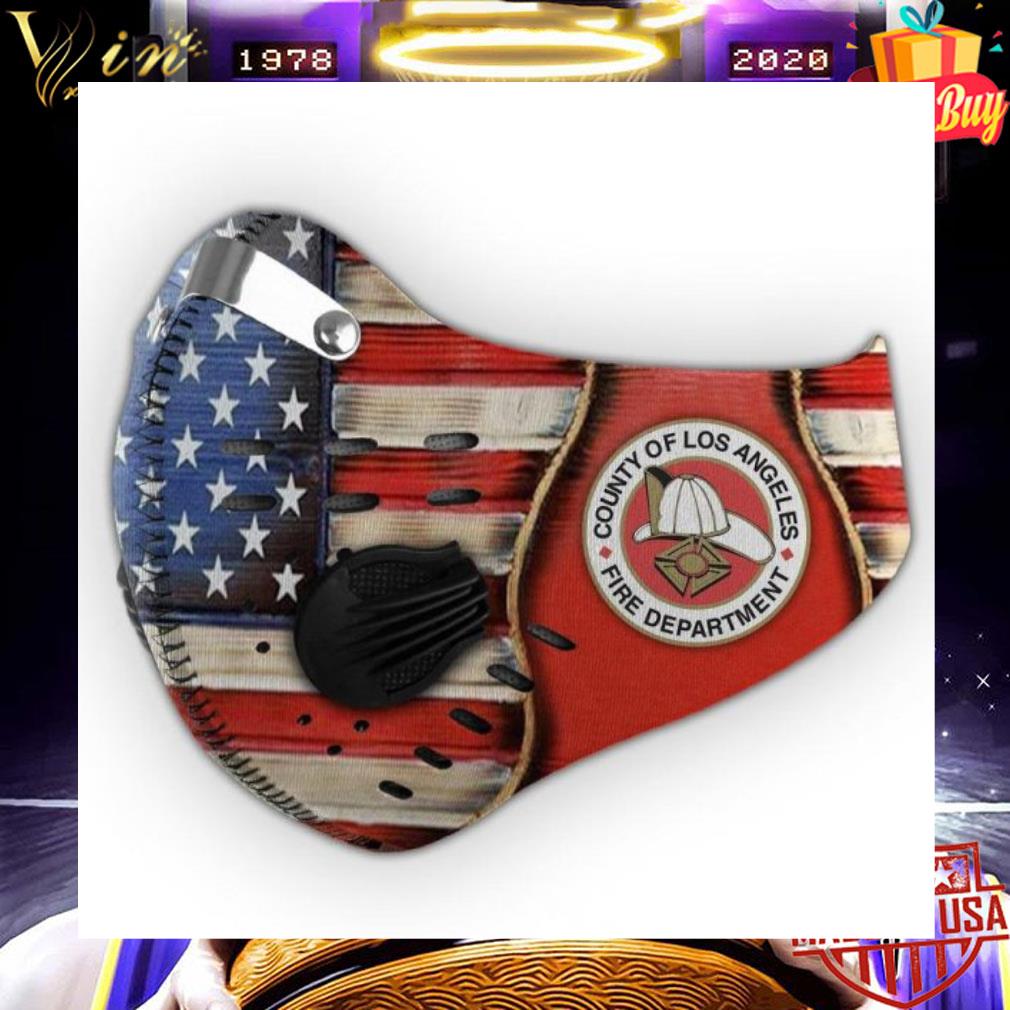 Los Angeles County Fire Department Face Mask With Filter 3 Los Angeles County Fire Department Face Mask With Filter