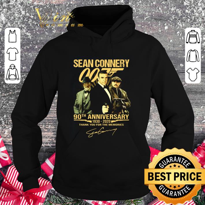 Original Sean Connery James Bond 007 90th anniversary 1930-2020 signature shirt 2 Original Sean Connery James Bond 007 90th anniversary 1930-2020 signature shirt