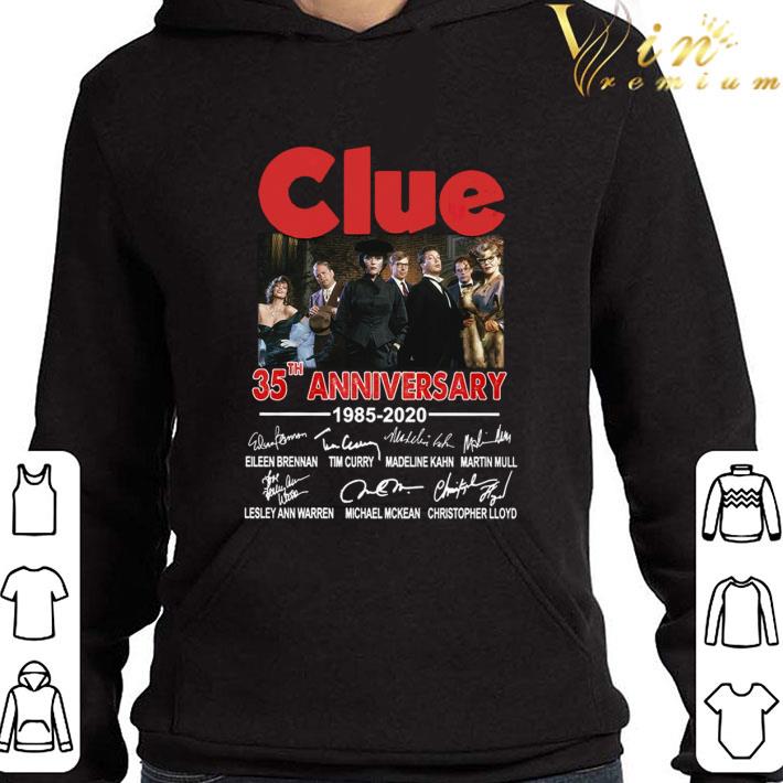 Clue 35th Anniversary 1985-2020 All Member Signatures shirt 2 Clue 35th Anniversary 1985-2020 All Member Signatures shirt