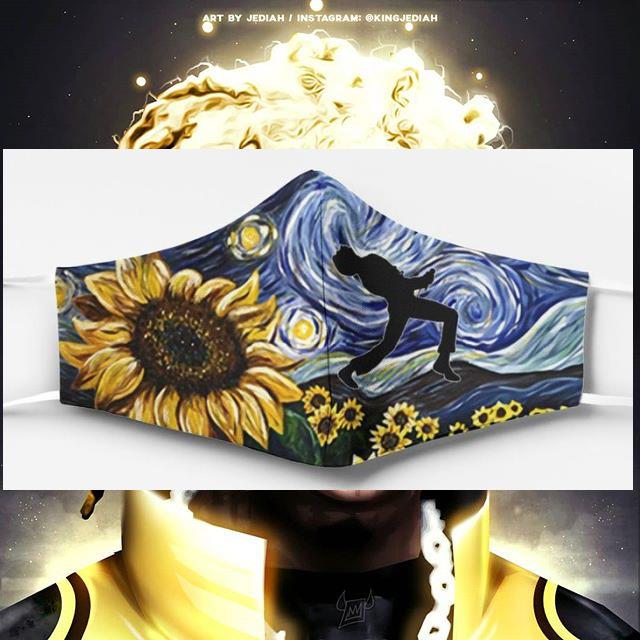 Freddie Mercury The Starry Night Face Mask 3 Freddie Mercury The Starry Night Face Mask