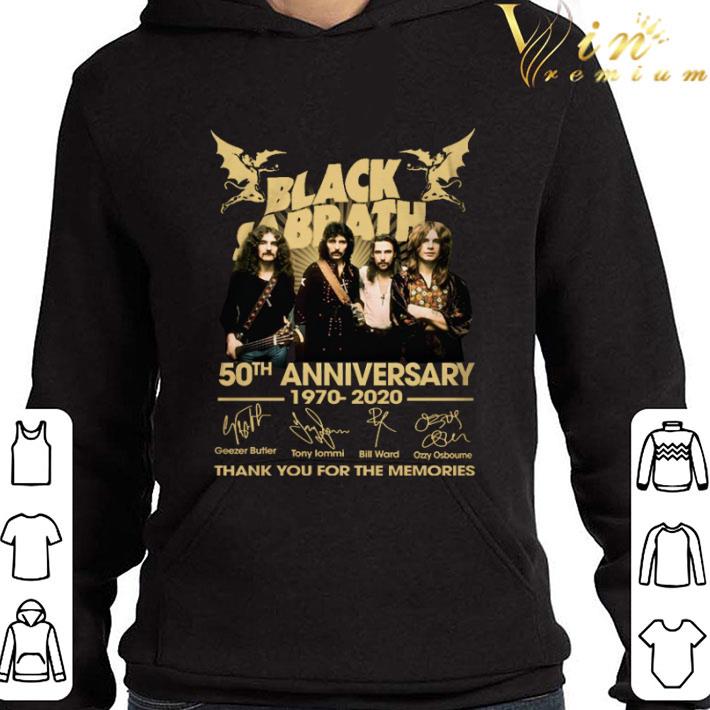 Signatures Black Sabbath 50th anniversary 1970-2020 shirt 2 Signatures Black Sabbath 50th anniversary 1970-2020 shirt