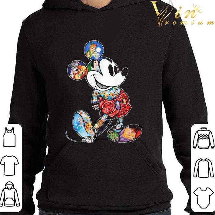 Disney characters inside Mickey mouse shirt 2 Disney characters inside Mickey mouse shirt