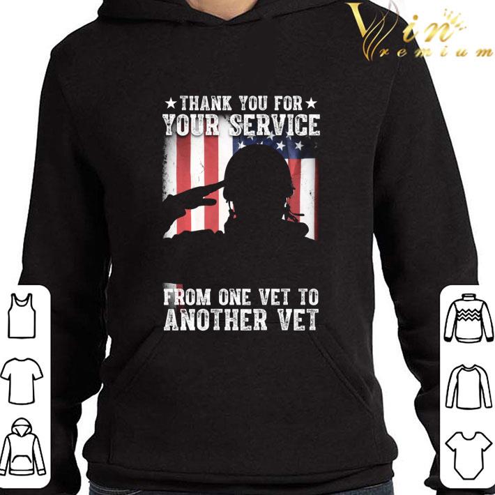 Thank You For Your Service From One Vet To Another Vet shirt 2 Thank You For Your Service From One Vet To Another Vet shirt