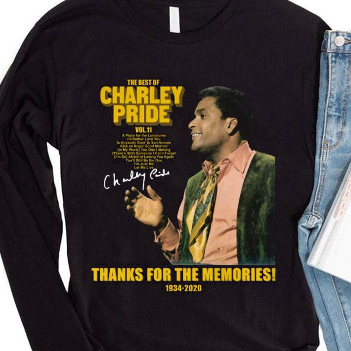 Awesome The Best Of Charley Pride Vol.11 Thanks For The Memories 1934-2020 shirt 2 Awesome The Best Of Charley Pride Vol.11 Thanks For The Memories 1934-2020 shirt