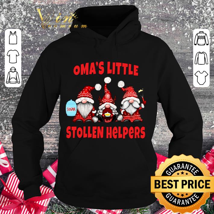 Funny Gnomes Oma's Little Sugar Stollen Helpers shirt 2 Funny Gnomes Oma's Little Sugar Stollen Helpers shirt