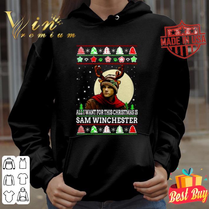 Best Supernatural All I Want For This Christmas Is Sam Winchester Ugly shirt 2 Best Supernatural All I Want For This Christmas Is Sam Winchester Ugly shirt