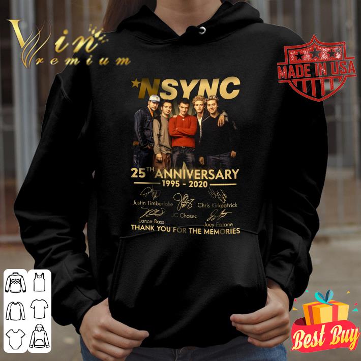 Best NSYNC 25th anniversary 1995-2020 Signatures JC Chasez shirt 2 Best NSYNC 25th anniversary 1995-2020 Signatures JC Chasez shirt